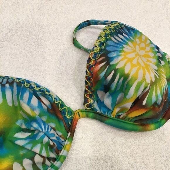 Gossip 2 piece bikini blue green adjustable strap - Picture 7 of 7